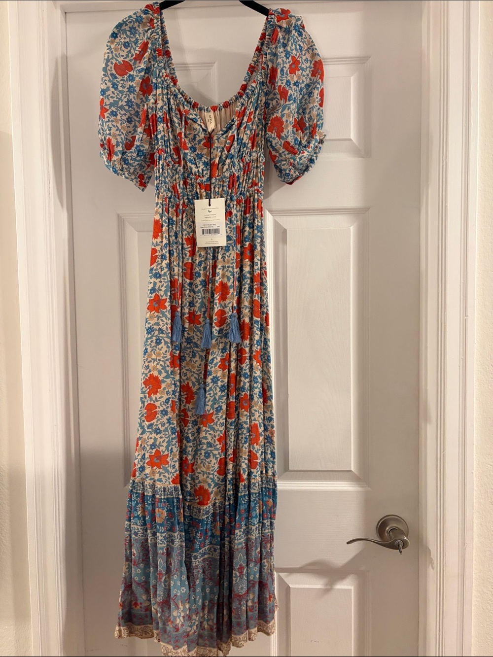 Spell village soirée dress in sky